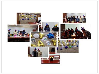 公司举办2015年第一、第二季度员工庆生活动